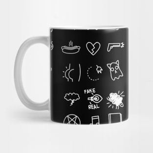 Night in the woods pattern Mug